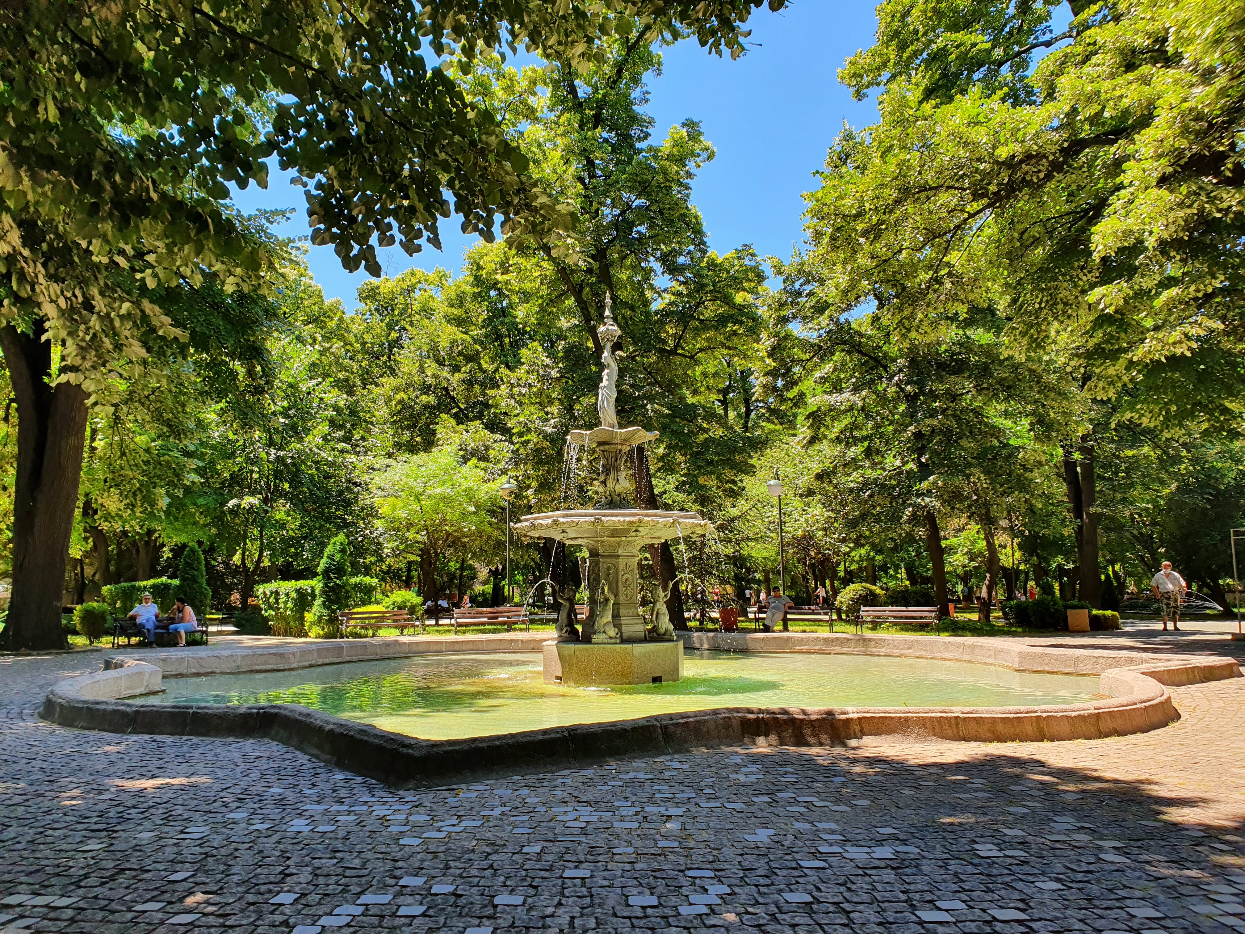Tsar Simeon Garden Park - Main view in Plovdiv, Bulgaria