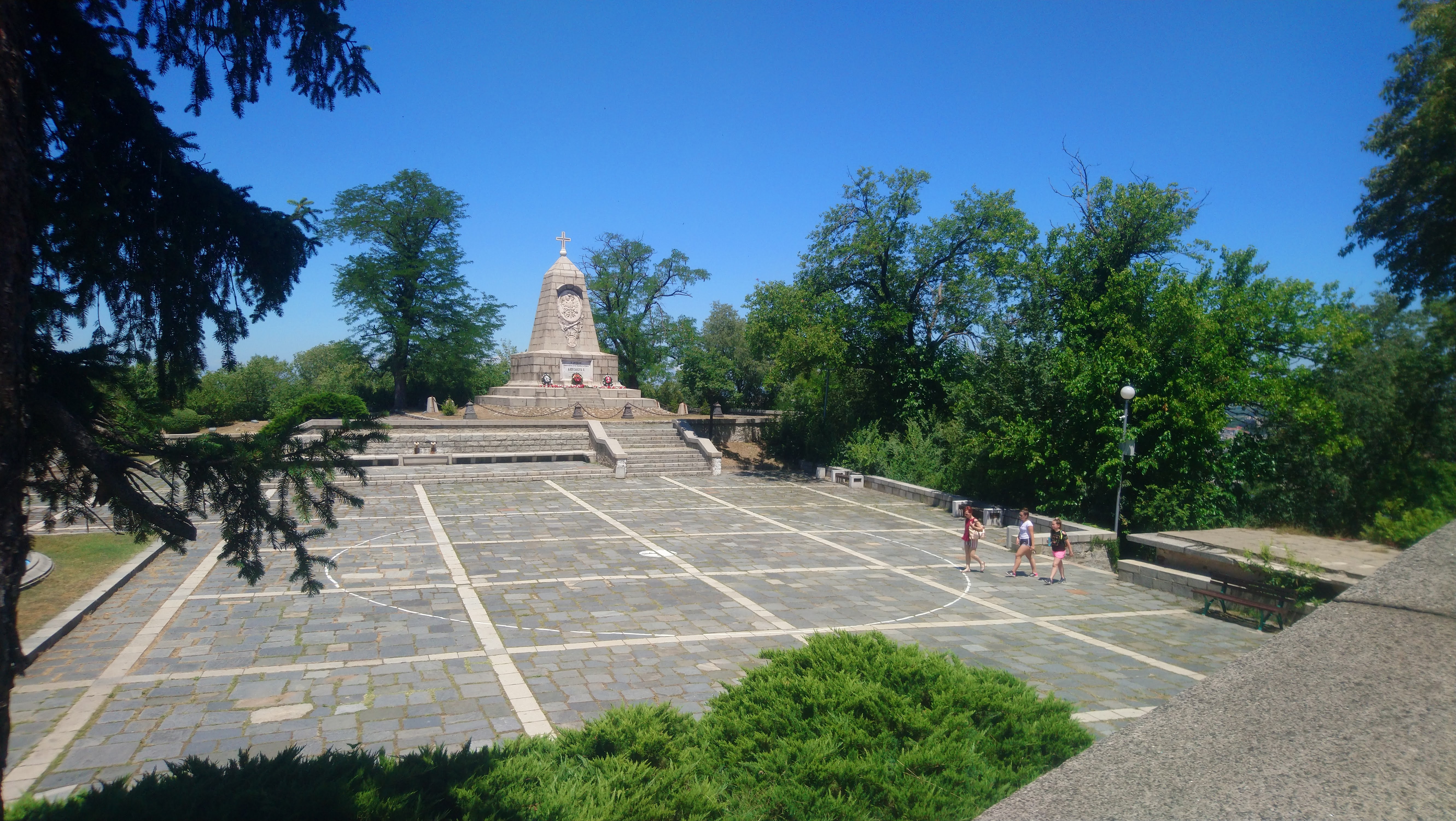 Monuments in the park